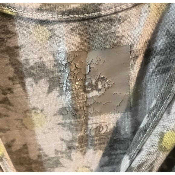 So Butterfly Tank Dress Girls Size 10 Sleeveless Grey Flowers Summer Racerback - Picture 2 of 3